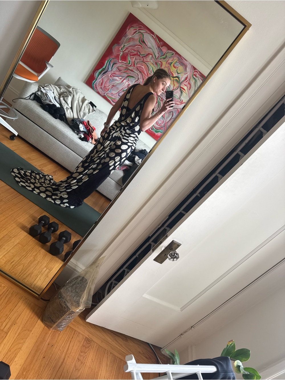 Donna Karan Silk Long Dress